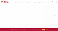 Desktop Screenshot of ministryofstories.org
